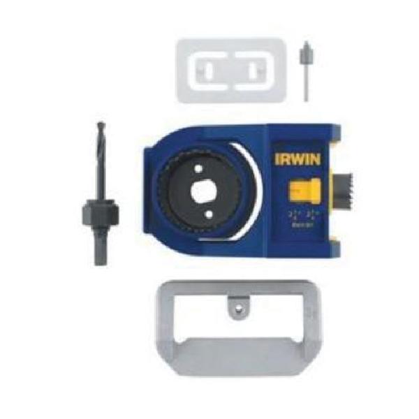Door Lock Installation Kit, 7 Piece, For Use With: All Interior and Exterior Doors, Blue