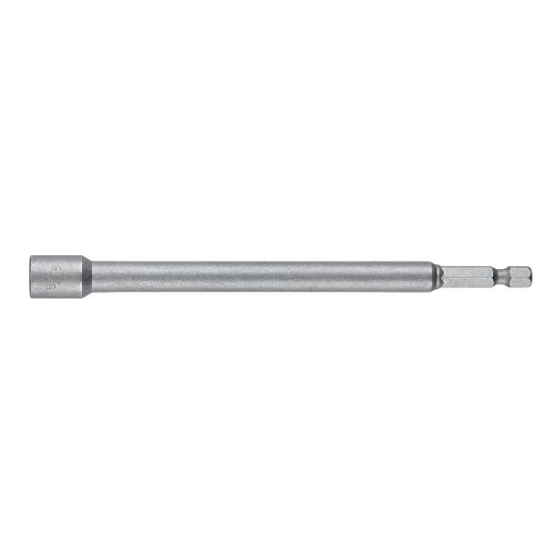 Nut Setter, Magnetic Tip, 1/4 in Shank, Hex Shank, 1/4 in Hex, 6 in Overall Length, 5/16 in Dia, Steel