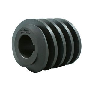Helix Angle Worm, Bored-to-Size, 1 Inch Bore, 2.333 Inch Outside Diameter, 2 Threads, 6 Diametral Pitch, 2 Inch Pitch Diameter, 2-1/2 Inch Face Width, 9° 28 min Lead Angle, Right Hand Direction of Rotation, 2-1/2 Inch Overall Length, 14.5° Pressure Angle, Steel