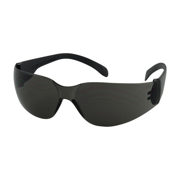Protective Glasses, Lightweight, Series: Zenon Z11sm™, Unisex, Universal, Anti-Scratch Lens Coating, Gray Lens, Rimless Frame, Black Frame, Polycarbonate/PVC Frame, Polycarbonate Lens, 99.99% UV Protection, Flexible/Thin Temple
