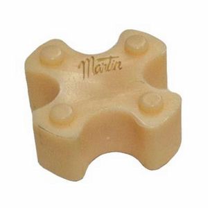 Jaw Coupling Spider, One-Piece, Series: SHL, 099 Coupling, 0.725 Inch Length, 1/2 to 1-3/8 Inch Inside Diameter, 2.531 Inch Outside Diameter, Curved Jaw, 0.81 (MS)/1248.66 (ML) in-lb Torque, 3600 RPM Maximum, 6 Bolts, For Use With: ML and MS Series Flexible Jaw Coupling, -65 to 275 °F , Hytrel®