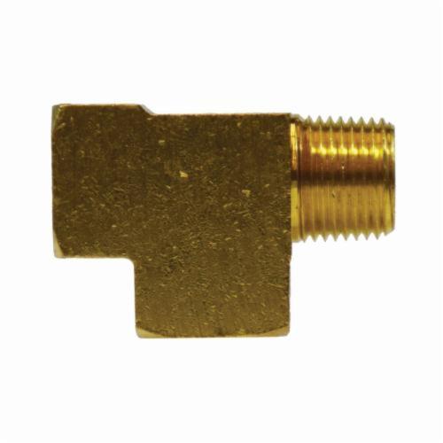 Street Tee, Male Run Service, Fitting/Connector Type: Tee, 1/2 Inch Nominal, FNPT x MNPT x FNPT, 1200 psi, Brass, -65 to 250 F, 1 Inch Width/1.09 x 1.25 Inch, Import