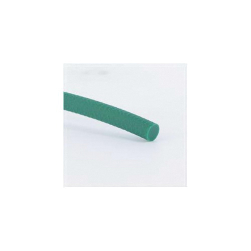 Belt, Round Non-Reinforced, 15 mm Diameter, 5.31 in Diameter Minimum Pulley, -22 to 150 °F, 89A Durometer, Polyurethane, Textured, Green