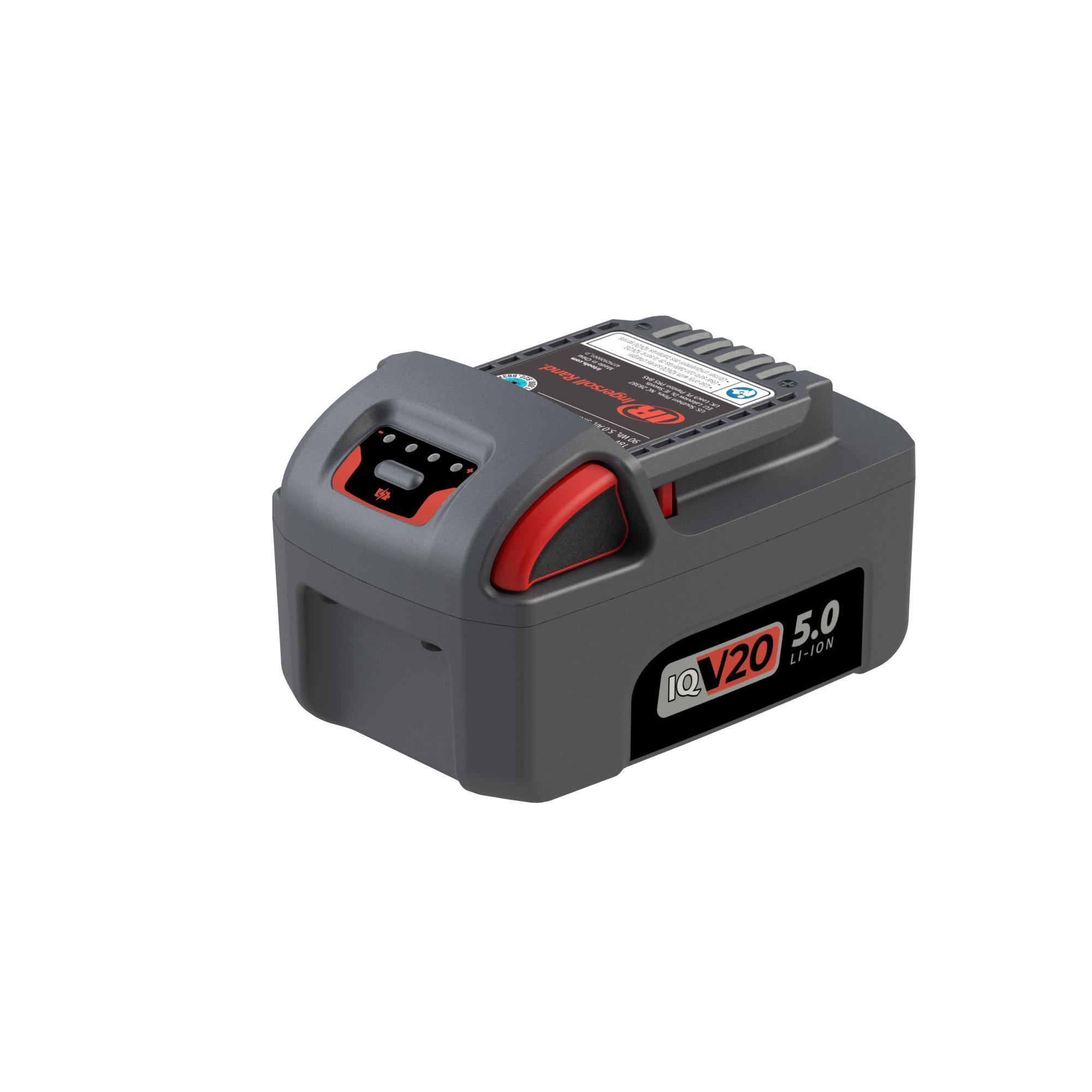 Battery, Series: IQV20, Lithium-ion Chemical System, 20 V Nominal, 5 Ah Nominal, For Use With: Ingersoll Rand Power Tools