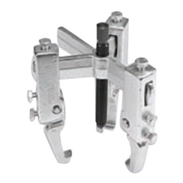 Jaw Puller Set, 2/3-Way Adjustable, 6 ton, 4-1/2 in Max Reach, 8 in Max Spread, 4-1/2 in Jaw Reach, 7-1/2 in Overall Length, 21 Piece, Yes Reversible