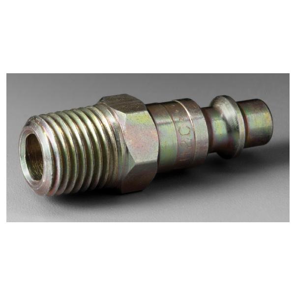 Plug, 1/4 Inch Body Size, 1/4 Inch MPT, Industrial Interchange, 2/Case