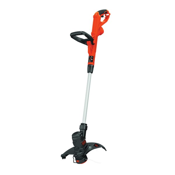 String Trimmer/Edger, Electric Single Line, 13 Inch Cutting Width, Straight Shaft, 0.065 Inch Diameter Line, Automatic Feed Spool Line Advance, 5 A, Pivoting Handle