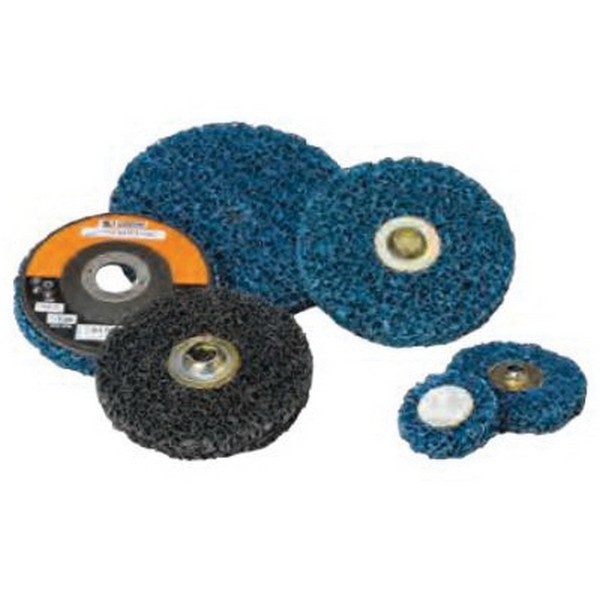 Non-Woven Abrasive Disc, Series: Pro, 4 Inch Diameter Disc, Coarse Grade, Silicon Carbide Abrasive, Nylon Backing, 6000 RPM Maximum