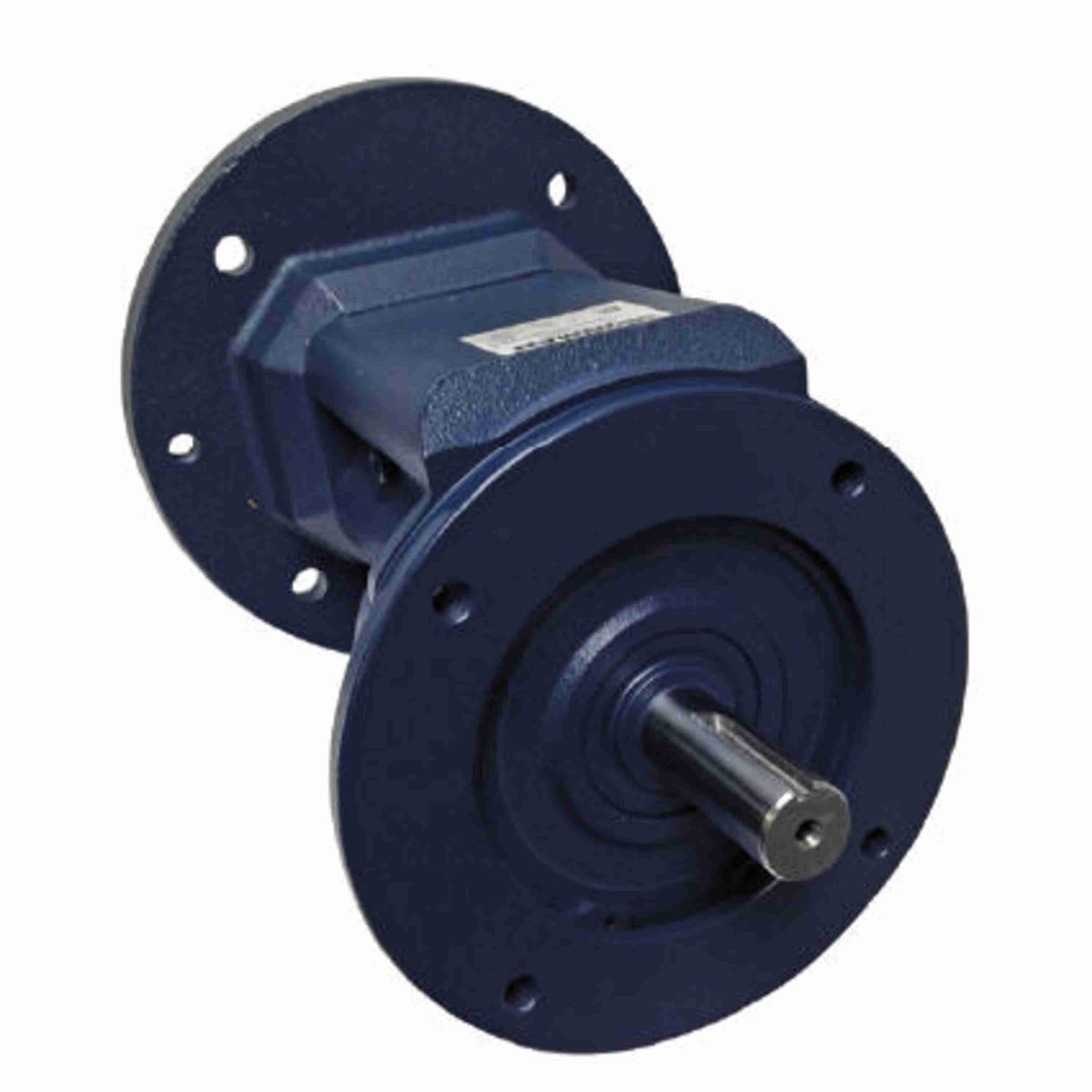Helical Ratio Multiplier, Single Reducer, 2.964 Gear Ratio, 12.98 HP Input, 12.72 HP Output, C-Face Quill Input, Solid Shaft Output, 1-1/8 in Dia Input, 1-1/8 in Dia Output, 590 RPM Output Maximum Speed, 1750 RPM Input Maximum Speed, 1357 in-lb Output, 1.909 in Centre Distance, Cast Iron, 7-1/2 in W