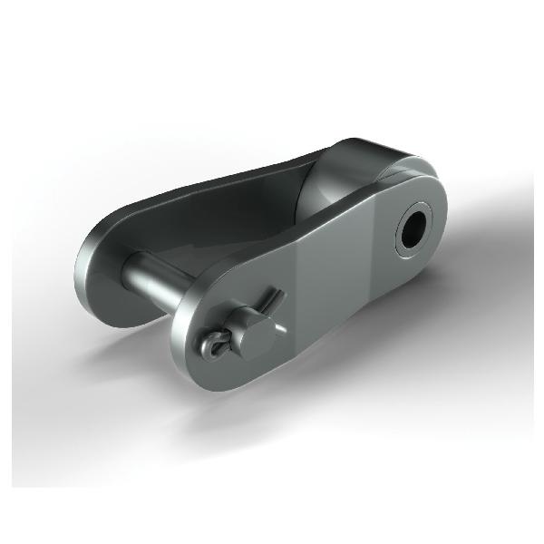 Conveyor Offset Link, Double Pitch Large Roller, C2082H Chain, 2 in Pitch, 0.312 in Pin Dia, 0.89 in Link Plate Height, 0.156 in Link Plate Thickness