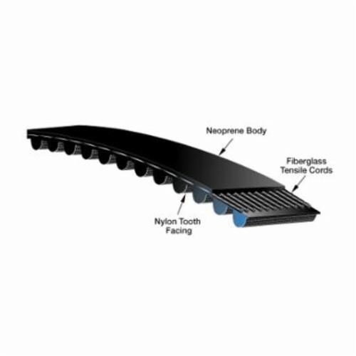 Synchronous Belt, Series: 9293, 239 Teeth, 5 mm Pitch, 1195 mm Overall Length, 9 mm Width, -30 to 180 °F, Curved Tooth Profile, Neoprene, Fiberglass Reinforced Material