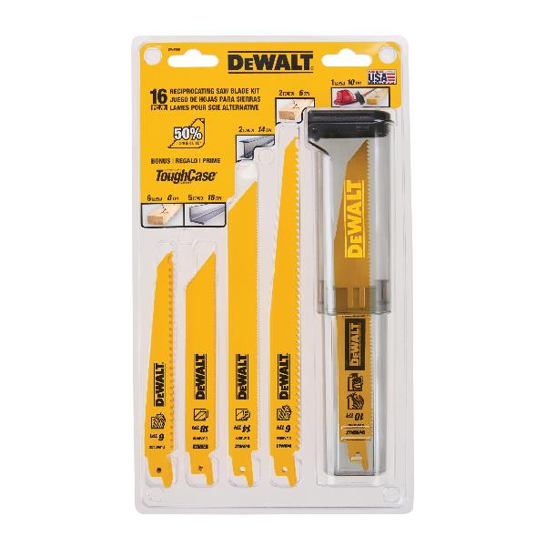 Saw Blade Kit, Reciprocating, Bi-Metal Body