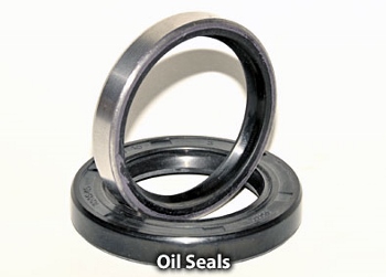 Oil Seal, Solid, 17 mm ID, 30 mm OD, 7 mm Width, 15 to 230 deg F, Nitrile Lip, Import