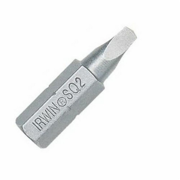 Insert Bit, 1-Piece, Measurement System: Imperial, #3 Point, Square Recessed Point, 1 in Overall Length, Hex Shank, 1/4 in Shank, Industrial Grade S2 Steel
