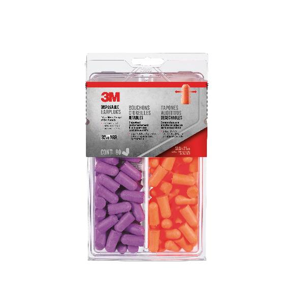 Disposable Earplugs, Tapered Shape, Foam Plug