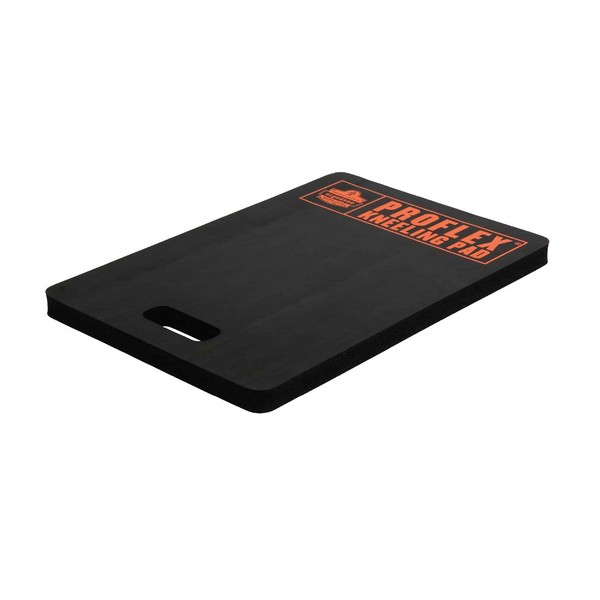Kneeling Pad, Standard, Series: 380, 21 in Length, 14 in Width, 1 in Thickness, Closed Cell Foam, Orange, Straight Edge