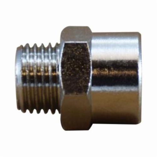 Adapter, Fitting/Connector Type: Adapter, 1/2 Inch Nominal, MBSPP x FBSP, Brass, Nickel Plated