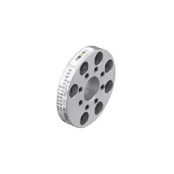 Adapter, For Use With: RPS20 Model ISO-9409 Pinion, Specifications: 20 mm Female x 31.5 mm Male Pilot, Nickel Plated, 65 mm Dia
