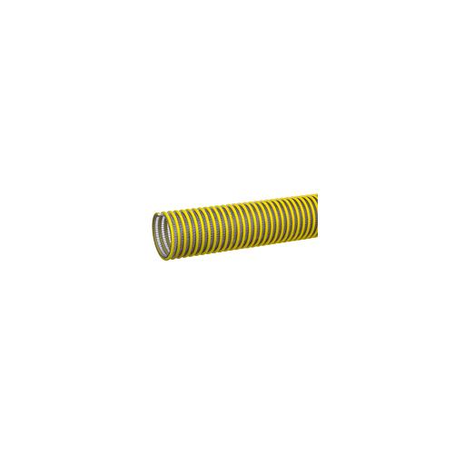 Discharge Hose, Heavy Duty, Series: WST-SLR, Hose End Style, 6 in ID, 7.17 in OD, 100 ft Length, 110 psi Working, -4 to 150 °F, PVC, Yellow, Domestic