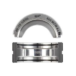 Crimping Die, U-Style, For Use With: 2679-20 600 kcmil Crimper and 49-16-U111 750 kcmil U-Style Crimping Jaw, Specifications: 600 kcmil A, 6T U-Style Die, Stainless Steel, Silver, 0.85 in L x 2.1 in W x 2.04 in H Dimensions