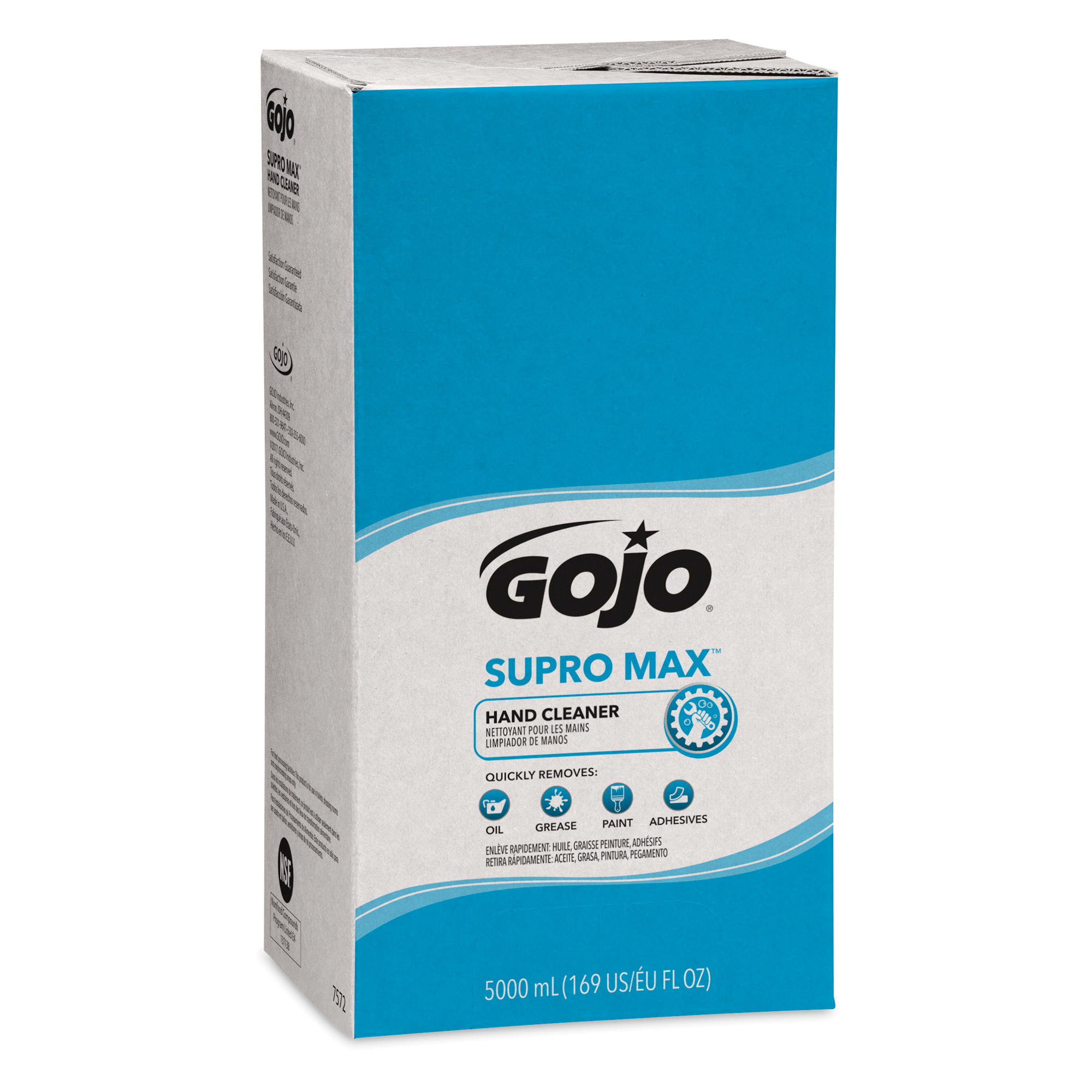 Supro Max Hand Cleaner, 5000 mL Refill, For PRO TDX Dispenser, Contains Skin Conditioners, 2/Case