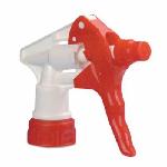 Trigger Sprayer, Non-Leaking, 8 Inch Length, Polypropylene, Red/White