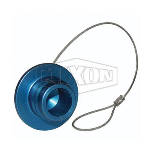 Coolant Nozzle Plug, Series: R Series, Aluminum, Anodized, Teal, Domestic