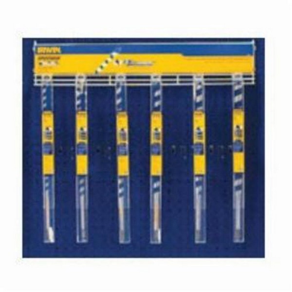 Ship Auger Bit Merchandiser, 6 Piece, Merchandiser Tool Storage Type, Yes Tool Storage Included