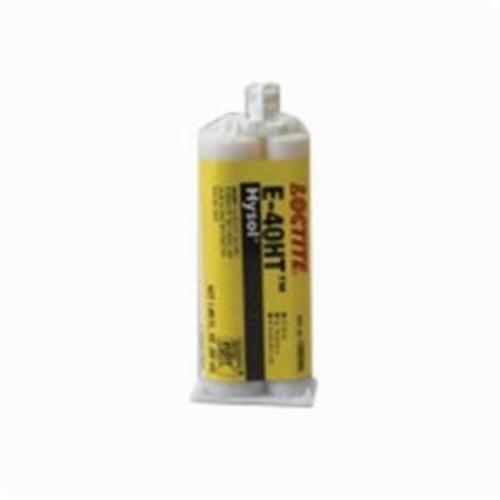 Structural Adhesive, 2-Part High Temperature High Strength, Series: Hysol® EA E-40HT™, Dual Cartridge Container, 50 mL Container, Off-White/Amber, 300 deg F, 2:1 Mixing Ratio, For Use On: Ceramic, Glass, Metal and Plastic