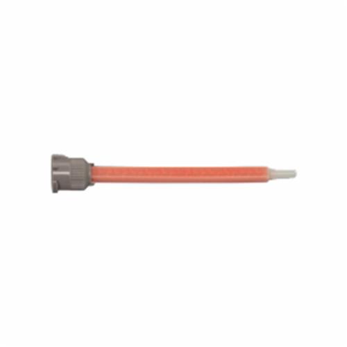 Static Mix Nozzle, Square Tapered Tip, Specifications: 24 Elements, 5.3 mm ID x 4.8 in L, 4:1/10:1 Mix Ratio, For Use With: 50 mL B Style Cartridges
