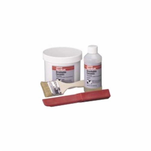 Brushable Ceramic, 2-Part Abrasion-Resistant, Series: PC 7227™, 6 lb, Kit, Liquid/Paste, Light Yellow/White