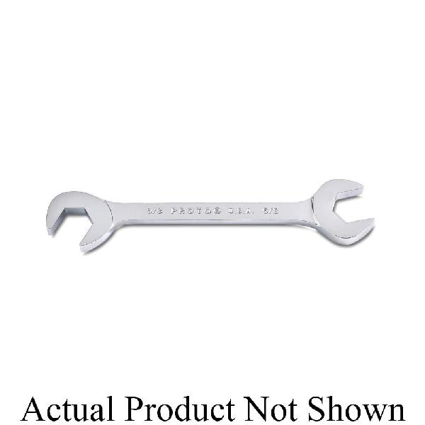 Wrench, Standard Straight, Measurement System: Imperial, Double End/Combination/Offset Wrench, 1-3/16 in Wrench Opening, 12 Points, 11-47/64 in Overall Length, 15/60˚ Offset, 2-17/64 x 2-17/64 in Open End Width, 25/64 in Open End Thickness, Angled He