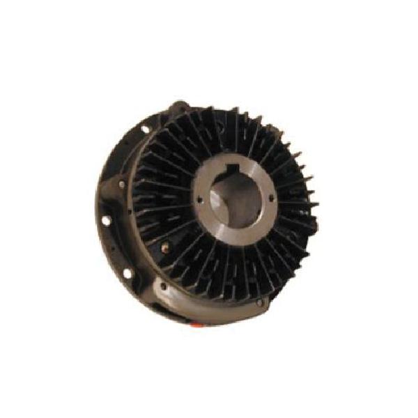 Tension Control Brake, Single Actuated Open Standard Coefficient, 2933 in-lb Dynamic Torque, 4.222 cu-in New/10.443 cu-in Worn Out Air Volume, 1800 RPM Maximum, 80 psi Maximum, 1-3/8 in Bore, 32 to 150 °F, Black Oxide, 11.88 in Dia x 4.03 in L Dimens
