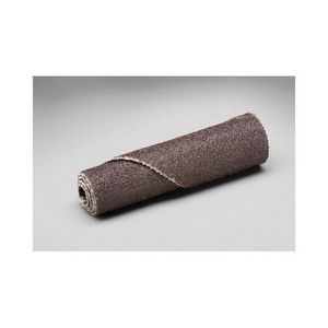 Cartridge Roll, 1/2 Inch Diameter Maximum Roll, 1-1/2 Inch Overall Length, 1/8 Inch Pilot Hole Diameter, A100 Grit, Aluminum Oxide Abrasive, Cloth Backing, 24000 RPM Maximum, X-Weight Backing Weight