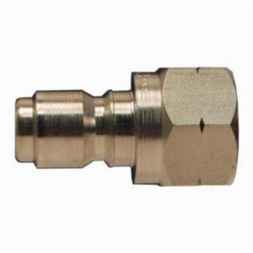 Interchange Female Plug, Pressure Wash Straight Through, Series: E Series, 2 Inch x 2-11-1/2 Nominal, Female NPTF, 2-5/8 Inch Hex, 3 Inch Length, 2000 psi, 303 Stainless Steel, 3.03 Inch Outside Diameter