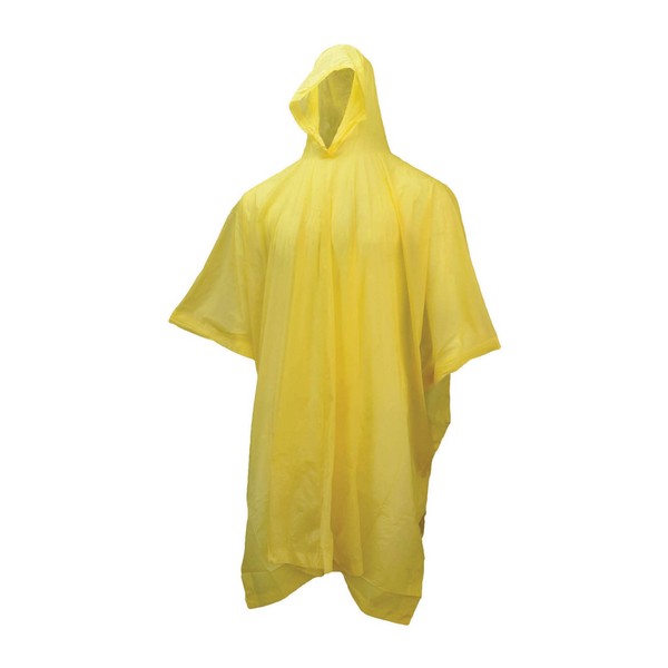 Pancho, Detachable, Series: Universal 35P, Universal Size, Safety Yellow, Nylon/PVC, Snap Closure