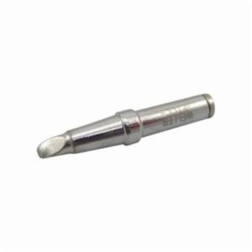 Soldering Tip, Round Single Flat Sloped, Series: PT Series, For Use With: TC201T Soldering Pencil, Specifications: 15.75 mm L x 3.2 mm W x 0.8 mm THK, 800° F Operating, Iron, Solid Copper Plated Finish