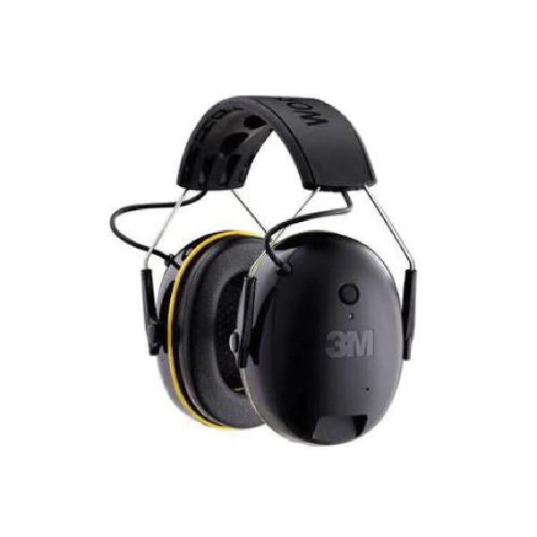 Connect Wireless Hearing Protector, 24 dB Noise Reduction, Black/Yellow, 3.5 mm Auxiliary Input, Rechargeable Battery, 5.87 Inch Length x 3.89 Inch Width x 7.05 Inch Height Dimensions
