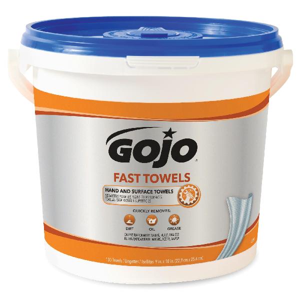 Fast Wipes Hand Cleaning Towels, Cloth, 520/Pail