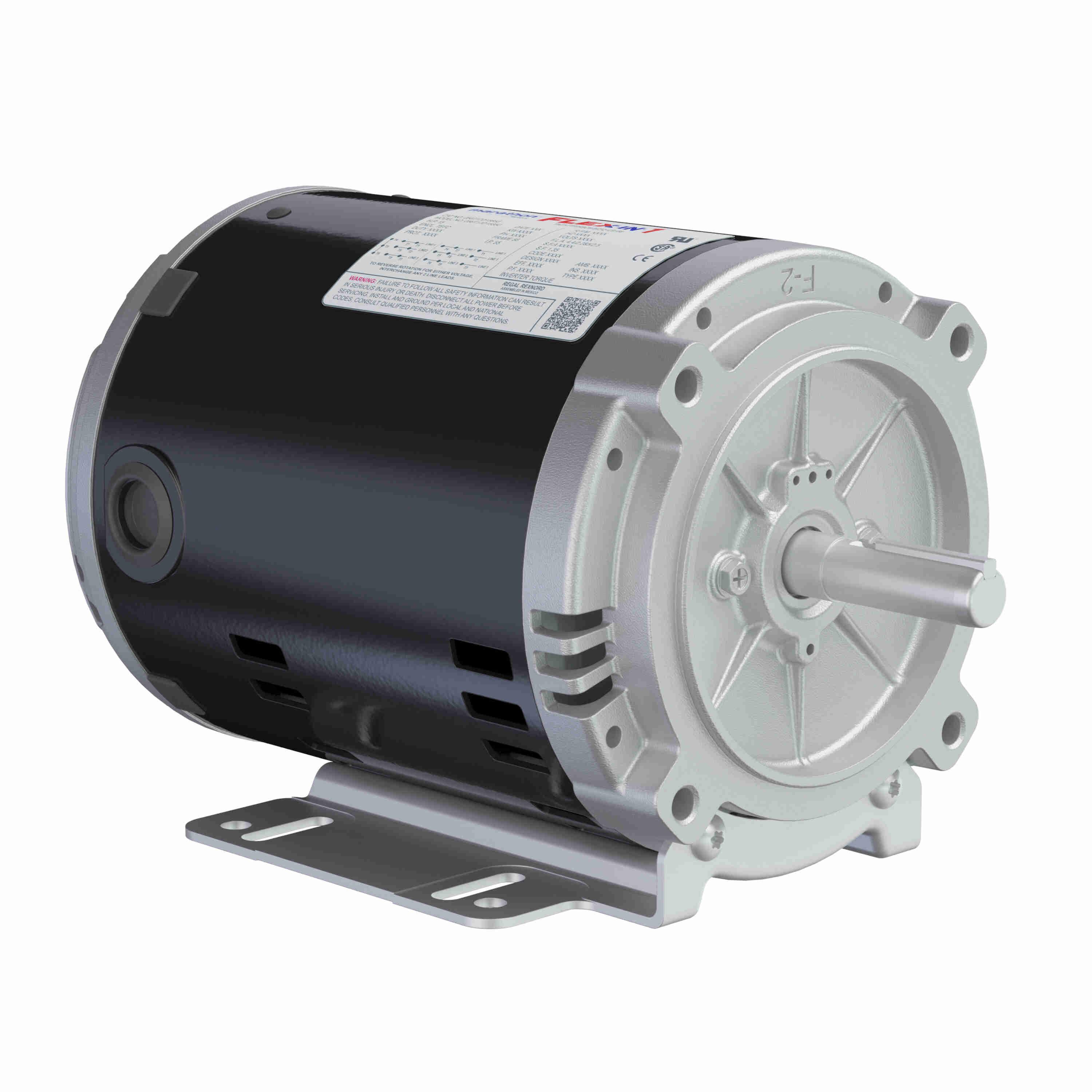 General Purpose Motor, 0.33 & 0.33 hp, 208 to 230/460, 190/380 V, 1.5-1.5/.75 & 1.6/.8 A, 60 & 50 Hz Frequency, 3 ph, 3450 & 2850 RPM Speed, 1 Speed, DPG Enclosure, 56C Frame, 0.625 in Dia Shaft, Reversible Rotation, 1.35 Service Factor, Ball Bearing, Bolt-On Base Mounting, 40 °C, Insulation Class: Class F, Rolled Steel