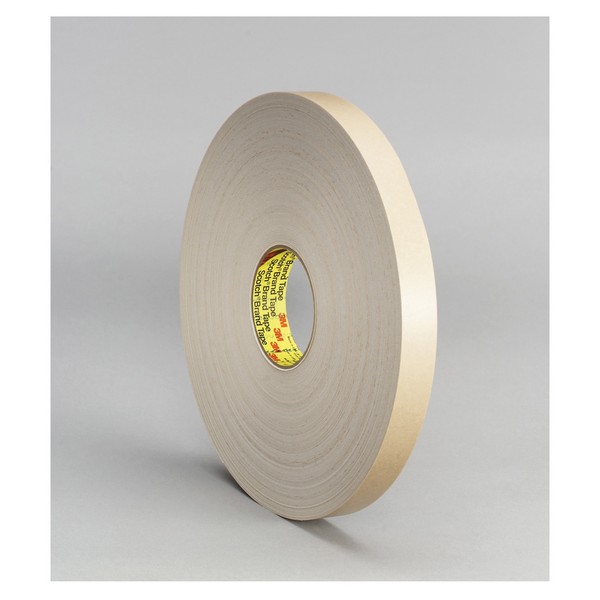 Double Coated Tape, 72 yd Length, 12 Inch Width, 31 mil Thickness, White, Acrylic Adhesive, Polyethylene Foam Backing, 180 °F Maximum Operating, 158 °F Minimum Operating