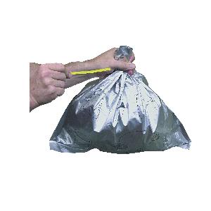 Disposable Bucket Liner, Burn Resistant, For Use With: Smoker's and Elite™ Smoker's Cigarette Butt Receptacle, 18 in H x 20 in W, Aluminum, Gray