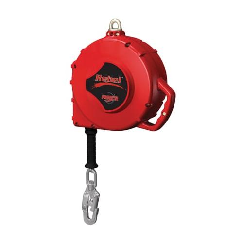 Lifeline, Self-Retracting, 310 lb Load, 20 ft Length, Aluminum Hook/Nylon Thermoplastic Housing Hardware, Red, Specifications Met: 29 CFR OSHA 1910.140, 29 CFR OSHA 1926.502, ANSI/ASSP Z359.14-2021