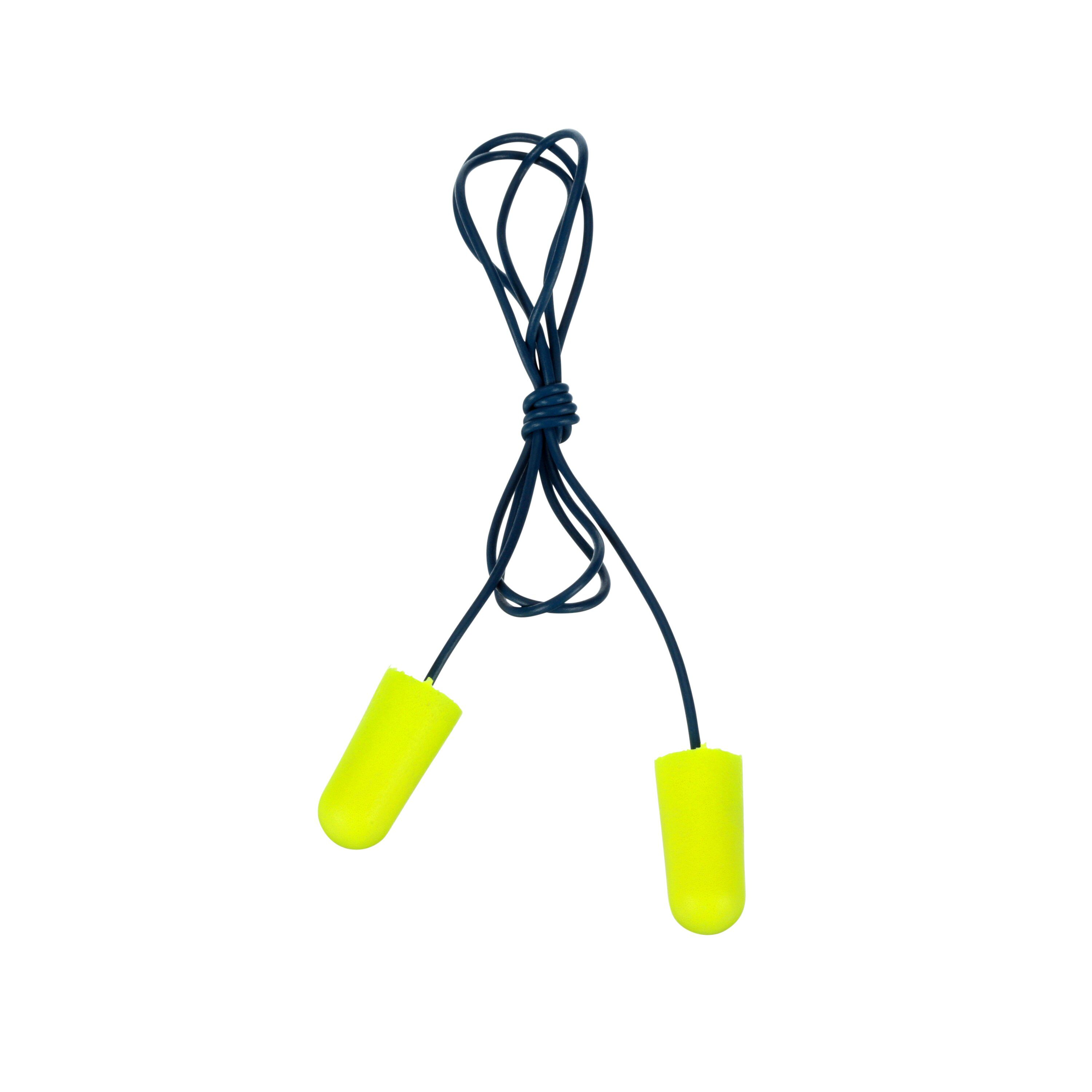 Earplugs, Metal Detectable, Corded, Poly Bag, Regular Size, 2000 Pair/Case