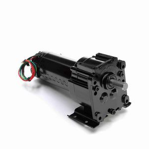 DC Gearmotor, Parallel Shaft SCR Rated, Series: P300, 90 VDC, 1.3 A Full Load Amperage, 1/8 HP, 94 RPM Maximum, 5/8 Inch Shaft Diameter, 0.661 Inch Shaft Length, 77 in-lb Torque, 19:1 Gear Ratio, P302-30E Gear, Needle Bearing, 77 lb Overhung Load, 40 °C, Class F3 Insulation, TENV Enclosure, Steel Housing Material