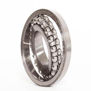 Ball Bearing, 50 mm Bore, 110 mm Outside Diameter, 2 Rows, 40 mm Width, Open Closure, Steel Cage