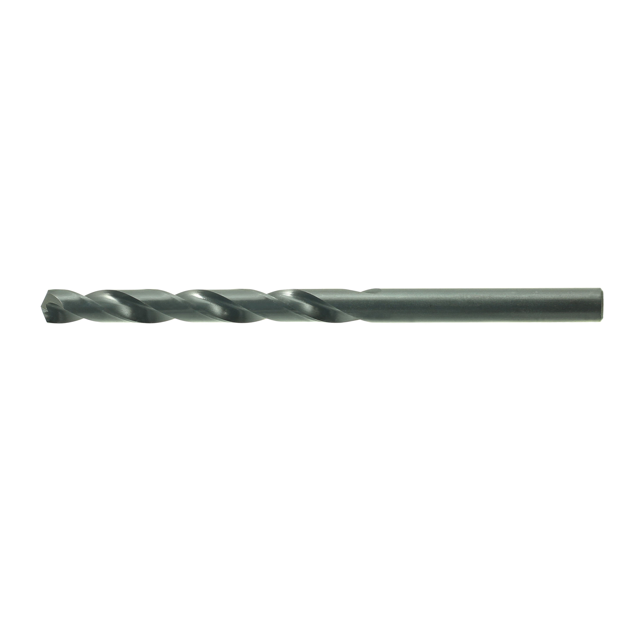 Aircraft Extension Drill, #1 Drill Size - Wire, 0.0886 in Drill Size - Decimal Inch, 6 in Overall Length, 2-5/8 in Cutting Depth, Spiral Flute, 2-5/8 in Flute Length, Straight Shank, 135° Point, Split Point, Right Hand Cutting, HSS, Oxide Treated