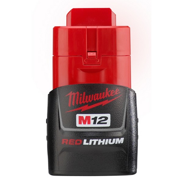 Cordless Battery Pack, Compact Rechargeable, Lithium-Ion Battery, 1.5 Ah Battery, 12 VDC Charge, 30 min Charging, For Use With: Cordless Power Tool