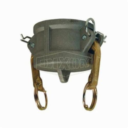 Cam and Groove Dust Cap, Type DC, Series: Global, Fitting/Connector Type: Cap, 6 Inch Nominal, Aluminum, 9-15/32 Inch Width, Domestic