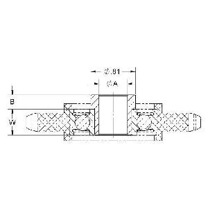 ADAPTER SHLDR 0.81IN 1/2IN SNTR IRON